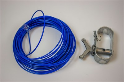 Wire og lås, Swim & Fun swimmingpool - Blå (til poolcover)