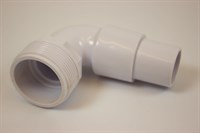 Slangestuds, Swim & Fun swimmingpool - Grå (90 grader)