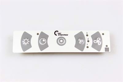 Tastatur/betjeningspanel, Thermex emhætte - Grå