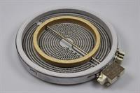 Kogezone, Voss-Electrolux komfur & ovn - 230V/2200W A:135 / B:154 / C:205 / D:228 mm  (dobbeltzone)