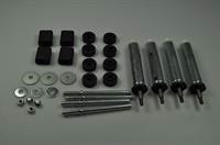 Støddæmper, Asko industrivaskemaskine (komplet)