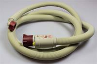 Tilløbsslange med aquastop, AEG opvaskemaskine - 1800 mm