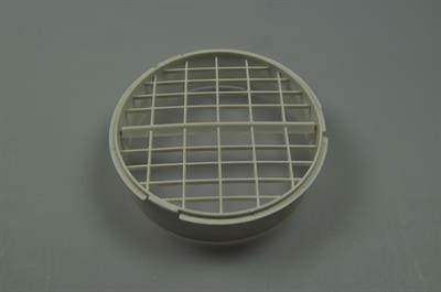 Slange overgang / aftræksstuds, Brandt-Blomberg emhætte - 130 mm