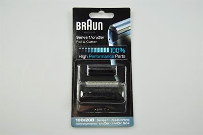 Skærehoved, Braun hår- & skægtrimmer - Sort (10B/20B - 1000/2000 Series)