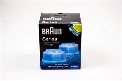 Clean & Renew rensevæske, Braun hår- & skægtrimmer (CCR2)