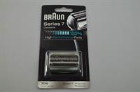 Skærehoved, Braun hår- & skægtrimmer - Grå (70S - 9000 Series)