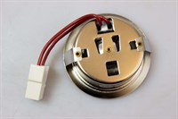 Halogenlampe, Constructa emhætte - F.6,35 (komplet)