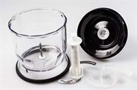 Minihakker, Braun minihakker & stavblender - 350 ml (med låg og kniv )