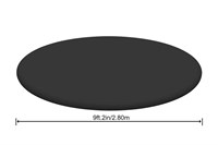 Poolovertræk, Bestway swimmingpool - Plastik  (rundt)