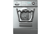 Symboler på vaskemaskine