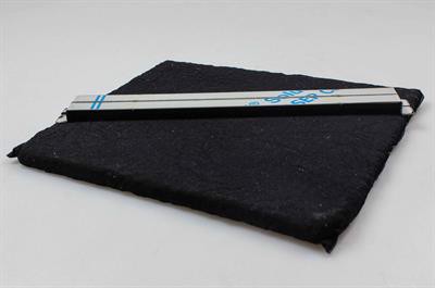 Kulfilter, Eico emhætte - 202 mm x 228 mm (inkl. 2 metalbøjler)