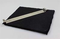 Kulfilter, Eico emhætte - 202 mm x 228 mm (inkl. 2 metalbøjler)