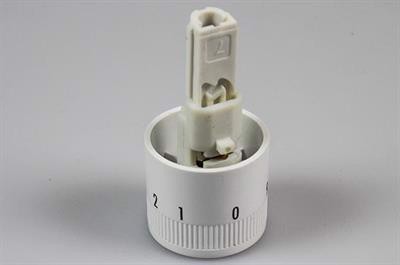 Knap, Asko komfur & ovn - Hvid (enkeltzone)