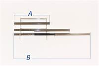 Ovnribber, Gorenje komfur & ovn (højre og venstre, med 3 teleskopudtræk)