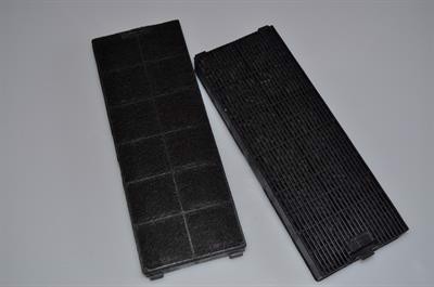 Kulfilter, Upo emhætte - 100 mm x 250 mm (2 stk)