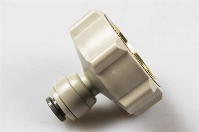 Slangeforskruning for vandtilslutning, universal side by side køleskab (IKKE godkendt i Danmark)