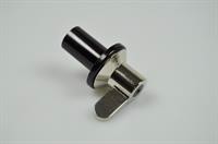 Knap, Smeg komfur & ovn - Grå (lille)