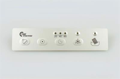 Tastatur/betjeningspanel, Thermex emhætte