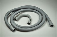Afløbsslange, universal vaskemaskine - 2500 mm (lige)