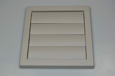 Modtryksventil, Universal tørretumbler - 180 mm x 180 mm (med spjæld)