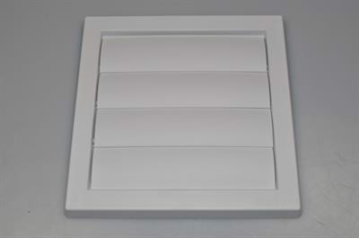 Modtryksventil, universal tørretumbler - 180 mm x 180 mm (med spjæld)