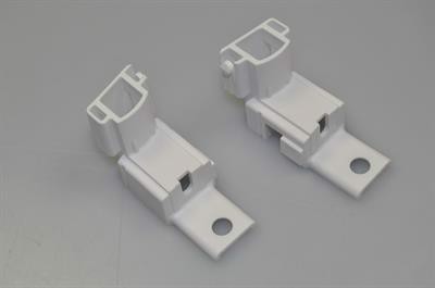 Endestykke for håndtag, Atlas komfur & ovn - Hvid (sæt)