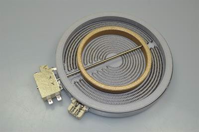 Kogezone, Beko komfur & ovn - 230V/1700W  (dobbeltzone)