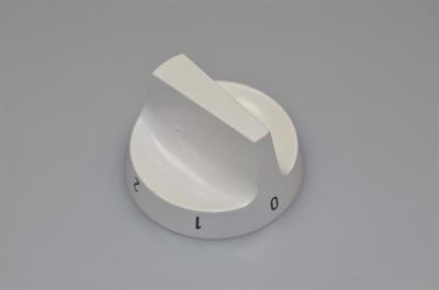 Knap, Voss komfur & ovn - Hvid (for kogeplader)