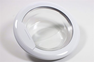 Låge, Whirlpool vaskemaskine - Hvid / grå (komplet)